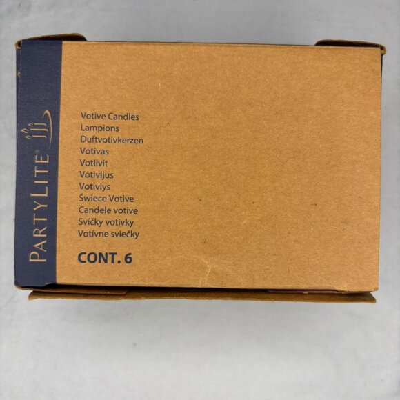 PARTY LITE New Votive Candles X6 BoyBerry - Picture 2 of 3